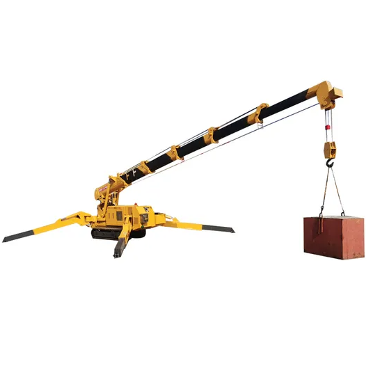 8 Ton Hydraulic Crawler Spider Crane with Optional Man Basket