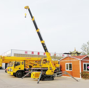 8 Ton Hydraulic Crawler Spider Crane with Optional Man Basket