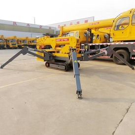 8 Ton Hydraulic Crawler Spider Crane with Optional Man Basket