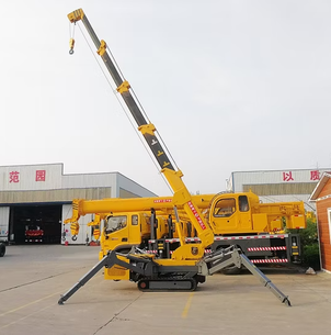8 Ton Hydraulic Crawler Spider Crane with Optional Man Basket