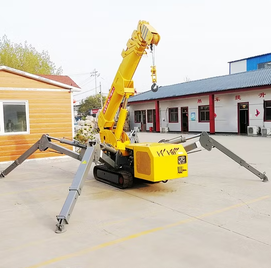 8 Ton Hydraulic Crawler Spider Crane with Optional Man Basket