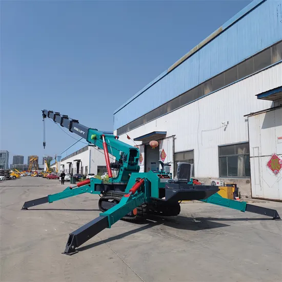 CE Certified 1t Compact Spider Crane for Narrow Access