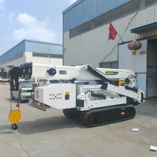 CE Certified 1t Compact Spider Crane for Narrow Access