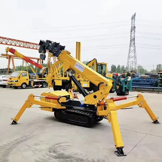 2-Ton Mini Spider Crane with Hydraulic Outrigger