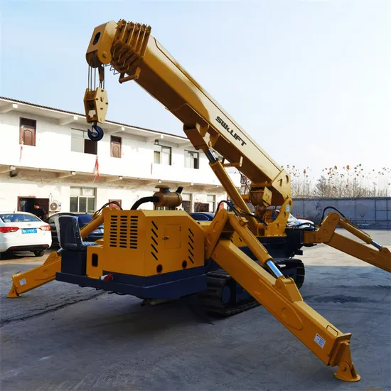 CE Certified 3t Mini Spider Crane for Glass Installation