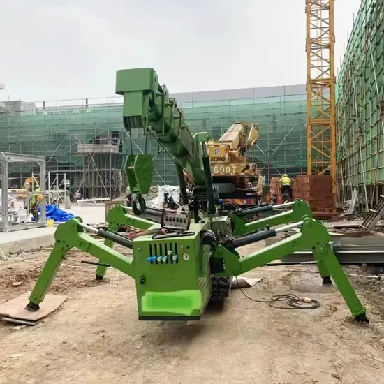 2-Ton Mini Spider Crane with Hydraulic Outrigger