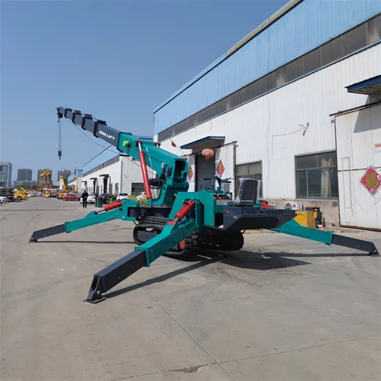 CE Certified 3t Mini Spider Crane for Glass Installation